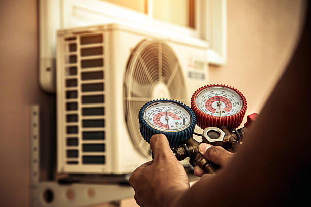 Professional Hvac technician working in Webb, AL